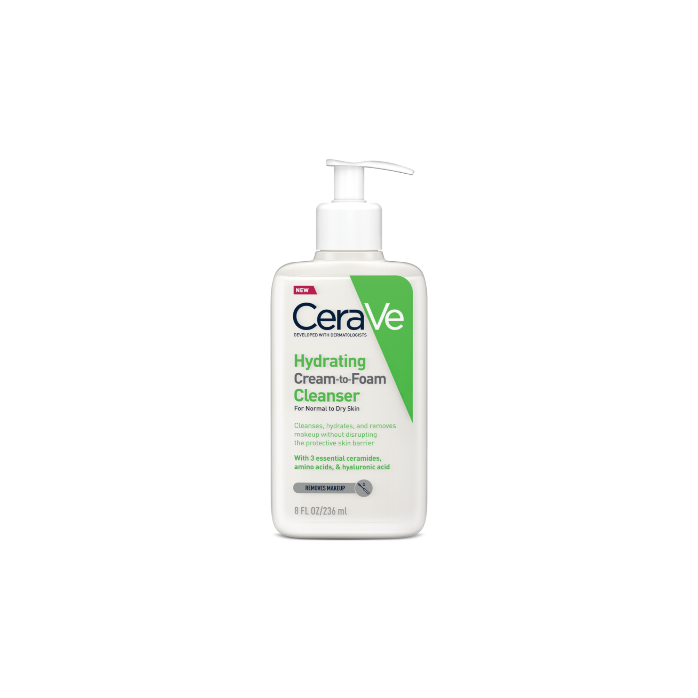 CeraVe Hydrating CreamtoFoam Cleanser Skin Spot